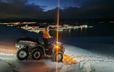 Norsk Folkehjelp Tromsø rykket ut da to turister trengte hjelp ned fra fjellet i oktober i fjor. Slik oppdrag har det blitt mange flere av de siste årene.